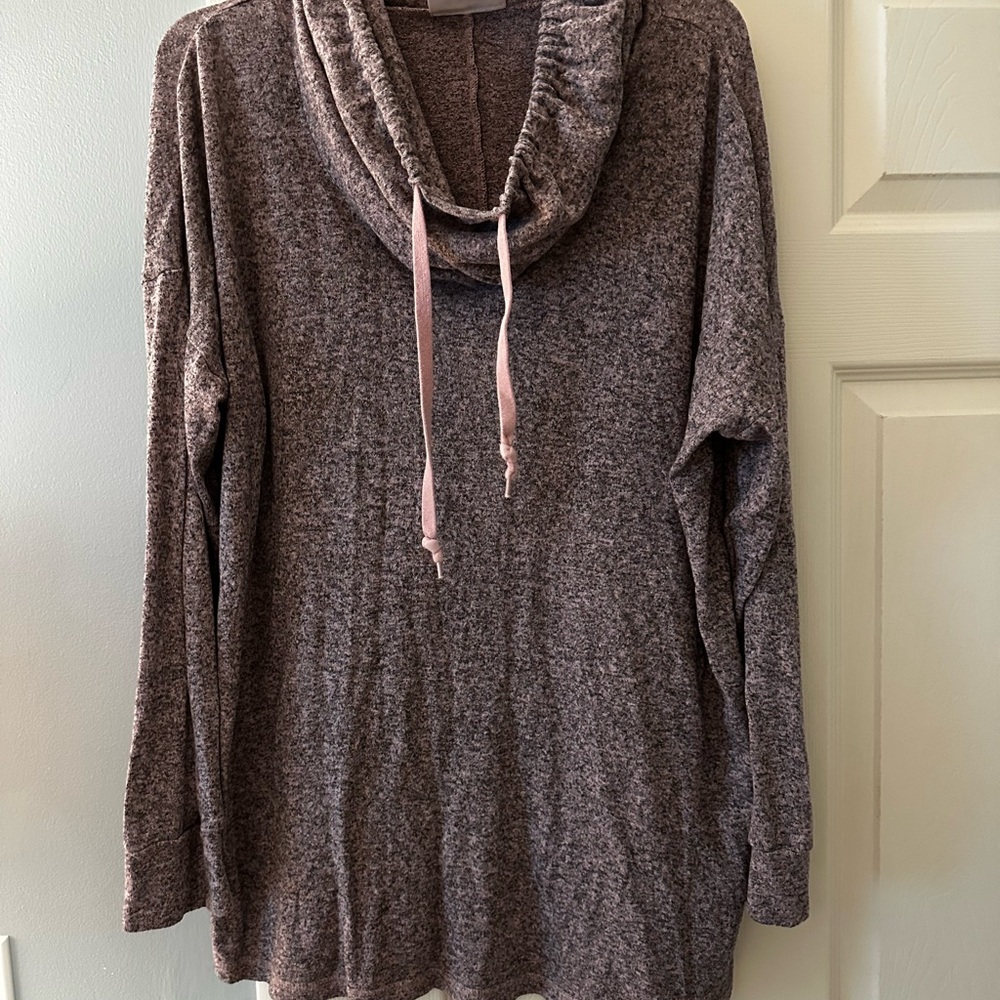 Maternity Heathered Gray oversized Sweater